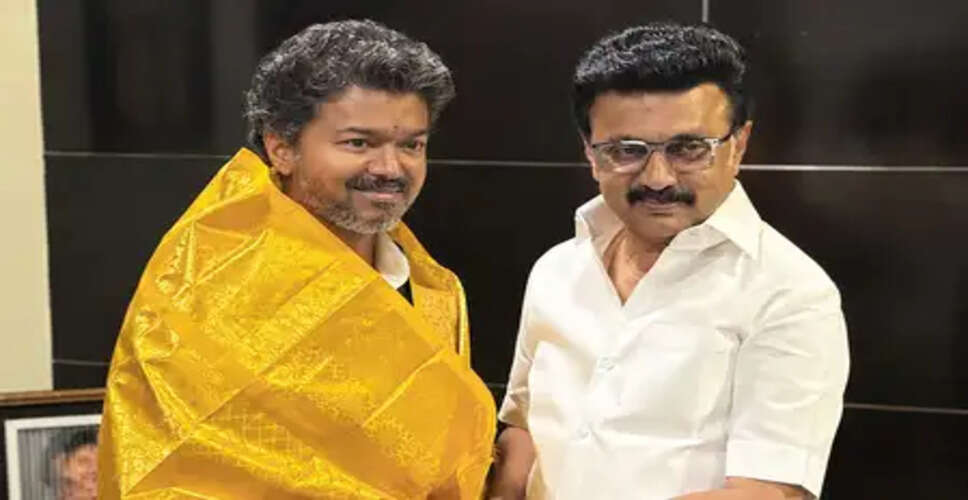 Political Shift in Tamil Nadu: C. Joseph Vijay Meets M.K. Stalin After Historic Election Win