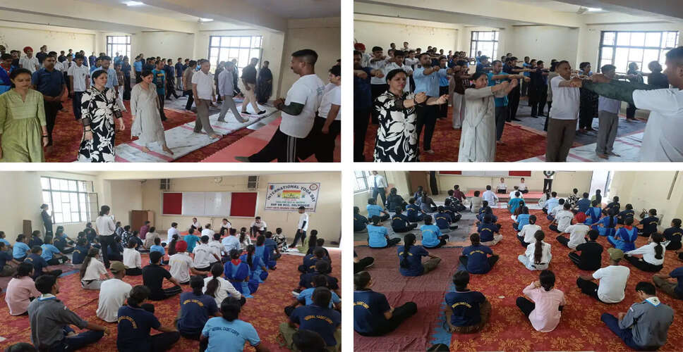 Arya Government College Commemorates International Yoga Day with Enthusiastic Participation