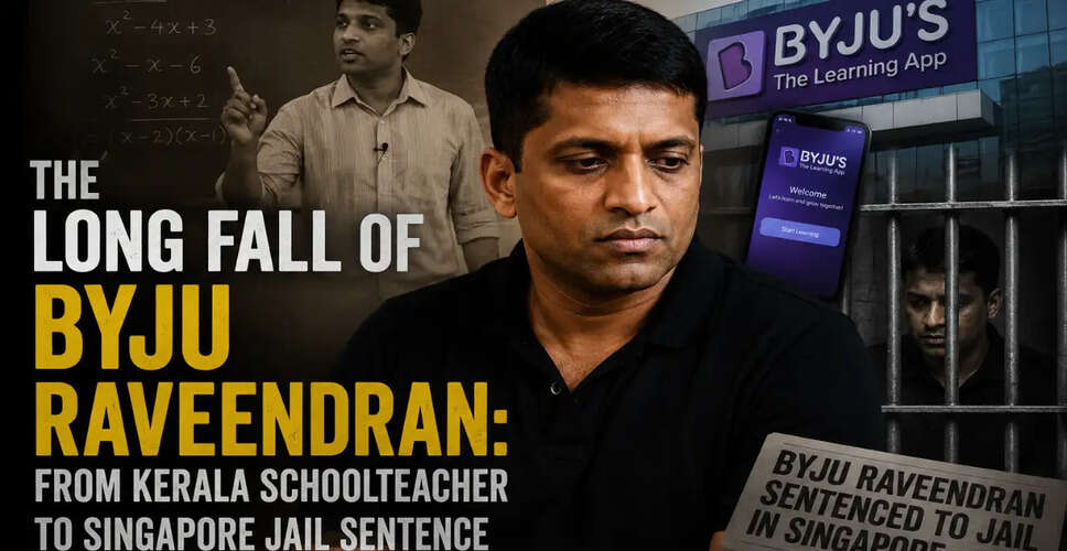 The Rise and Fall of Byju Raveendran: A Journey from Classroom to Courtroom
