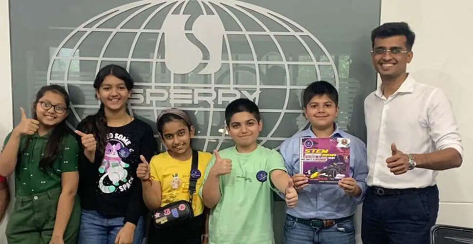 Young Innovators from Amity International School Excel in F1 in Schools Competition