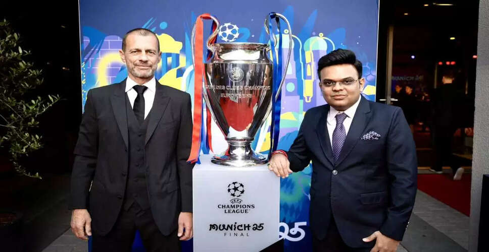 Jay Shah and Aleksander Čeferin Unite Ahead of Champions League Final
