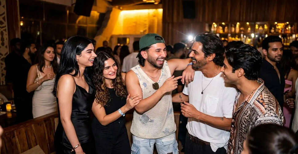 Inside the Glamorous Night: Orry's Star-Studded Gathering with Friends