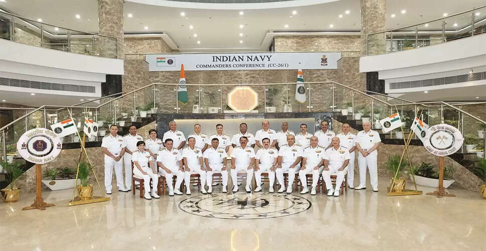 Indian Navy Commanders Review Maritime Security Amid Regional Crises