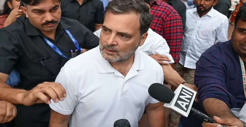 Rahul Gandhi Criticizes BJP Over Manipur Violence