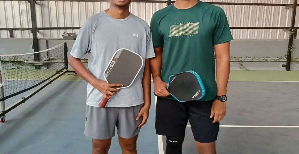 Arun Prashanth and Harish Karthick Triumph at CaP's Pickleball Championship