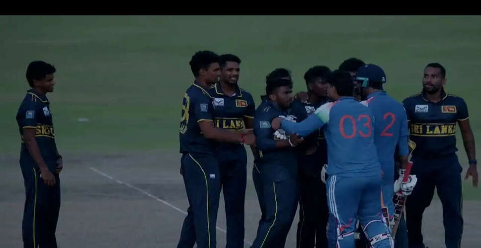 Intense Confrontation in Tri-Series Match Between India A and Sri Lanka A