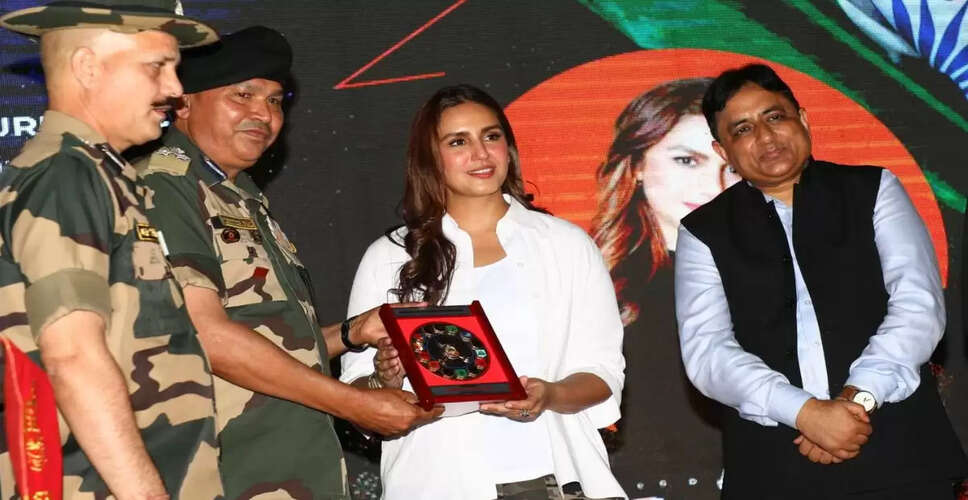 Bollywood Star Huma Qureshi Visits Jammu to Boost Tourism and Honor Armed Forces