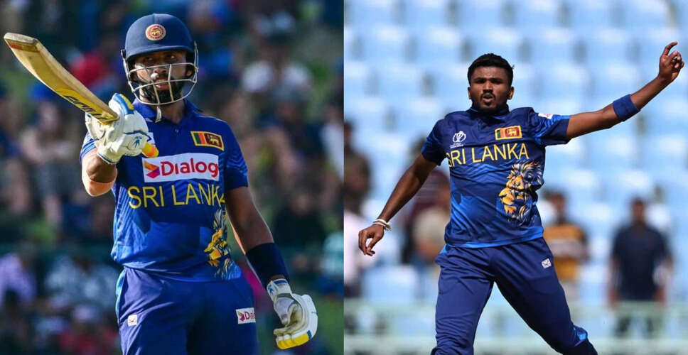 Sri Lanka Unveils 16-Man Squad for Upcoming ODI Series Against Bangladesh