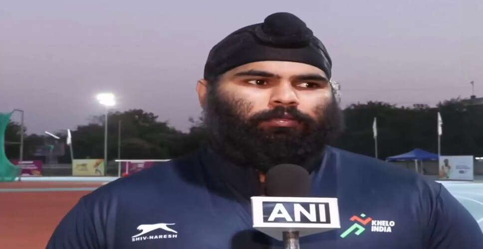 Samardeep Singh Gill Shatters His Own Shot Put Record at Khelo India University Games 2025