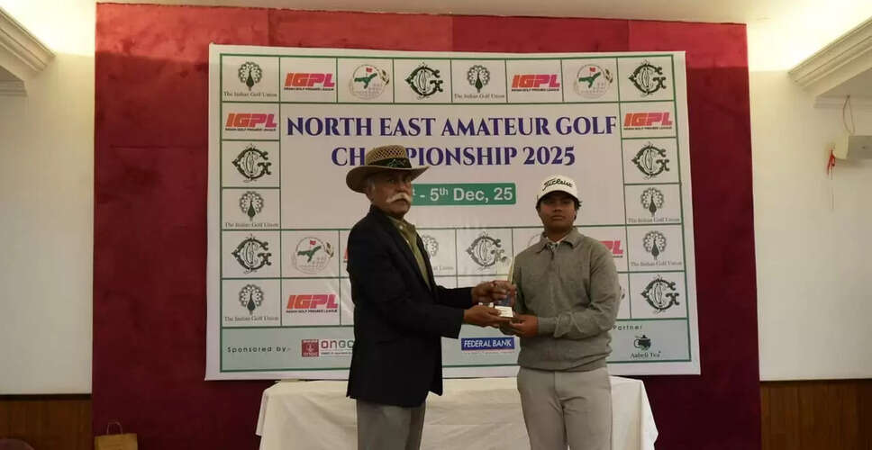 Chaitanya Pandey Triumphs at IGU North East Amateur Golf Championship 2025