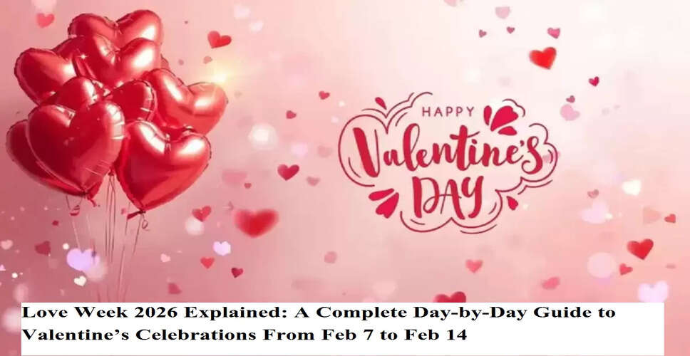 Celebrating Love: A Comprehensive Guide to Valentine&rsquo;s Week 2026