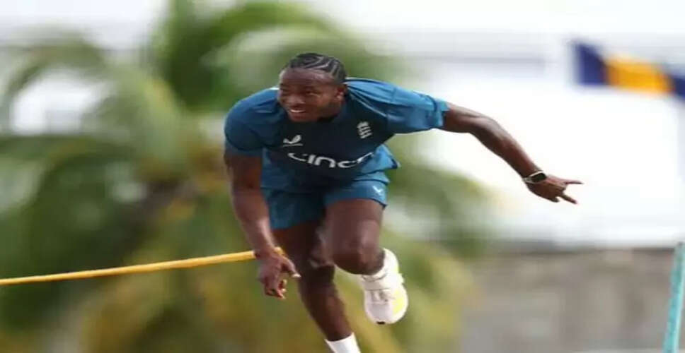 Jofra Archer Eyes Return for Second Test Against India After Injury Recovery