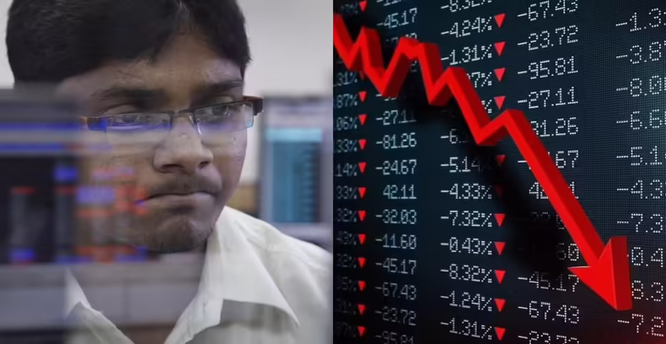 Indian Stock Market Faces Significant Decline Amid Global Tensions