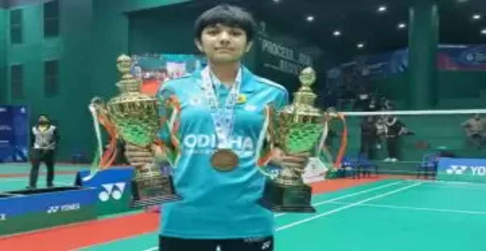 Local Star Tanvi Patri Shines at the 37th National Sub-Junior Badminton Championship