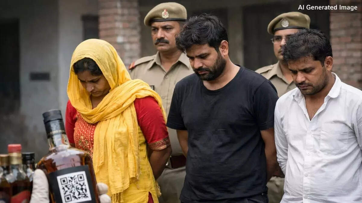 Shocking Murder Case Solved in Agra Using QR Code on Liquor Bottle