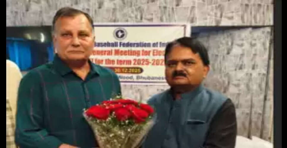 Pankaj Lochan Mohanty Re-elected as President of Amateur Baseball Federation of India
