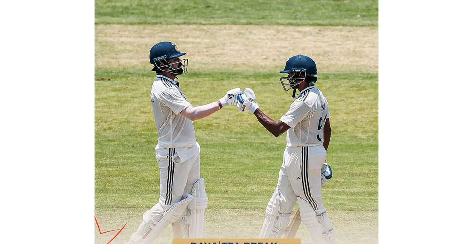 India Dominates Day 1 of Test Match Against Afghanistan