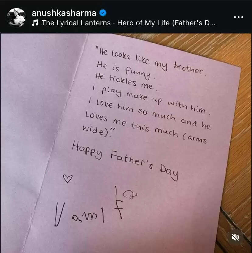 Heartwarming Father's Day Wishes from Virat Kohli's Children