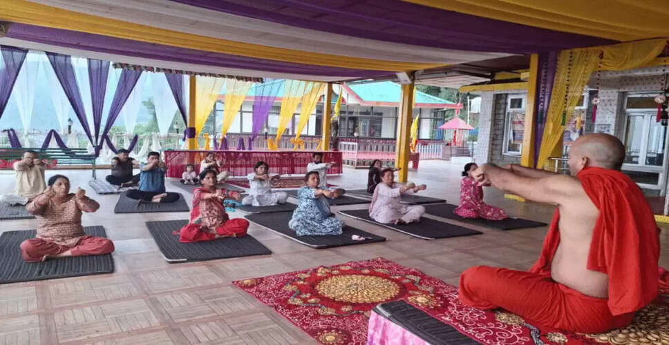 8-Day Yoga Camp Kicks Off at Indrunag Temple in Kangra