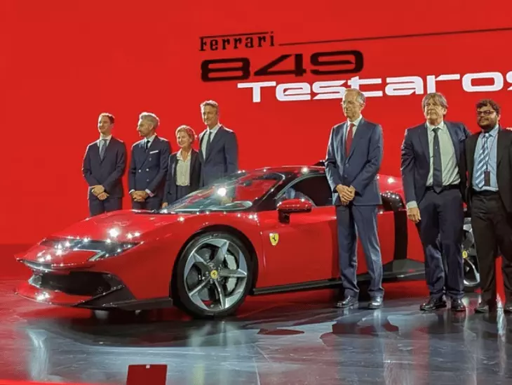 Ferrari Unveils the New 849 Testarossa Supercar in India