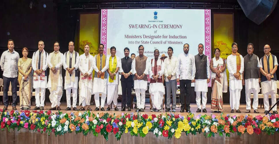 Assam Chief Minister Retains Key Departments in New Cabinet