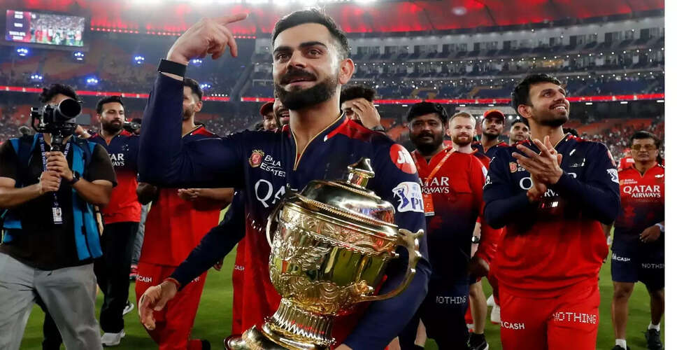 Virat Kohli Celebrates Historic IPL Victory with Royal Challengers Bangalore