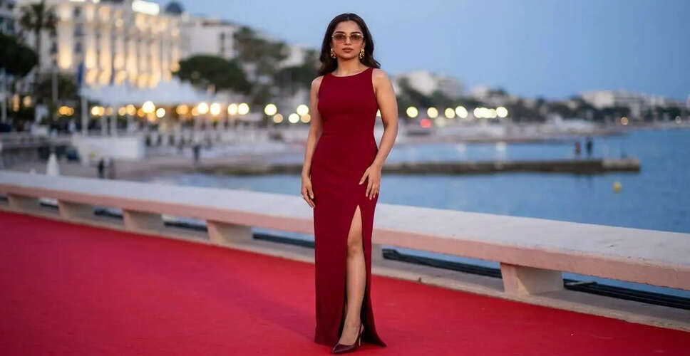 Ahsaas Channa Dazzles at Cannes 2023: A Fashion Journey on the Red Carpet