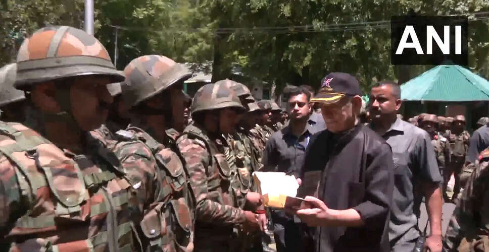 Lieutenant Governor Manoj Sinha Reviews Damage from Cross-Border Shelling in Jammu and Kashmir