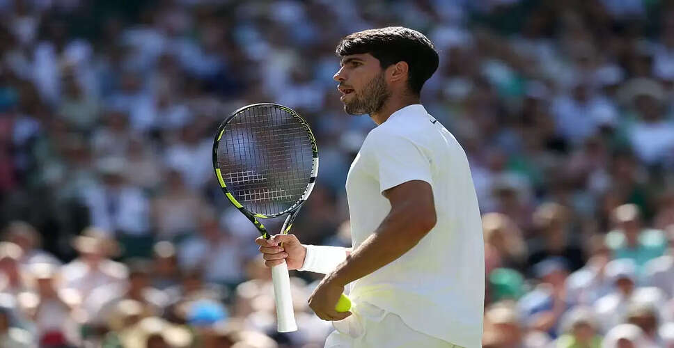 Carlos Alcaraz Advances to Wimbledon Final, Eyes Historic Three-Peat