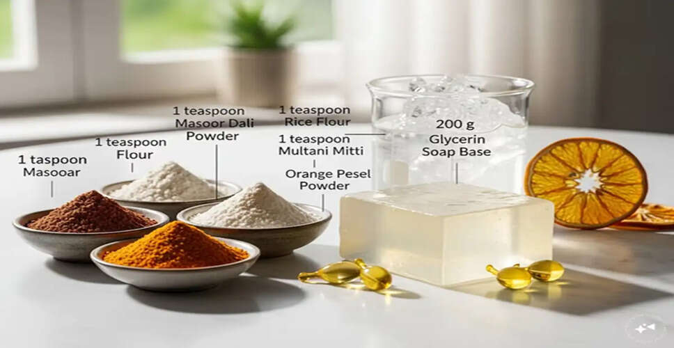 Natural De-Tan Soap Recipe for Radiant Skin