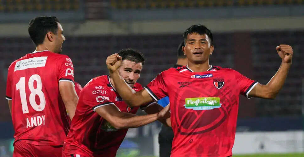 NorthEast United FC Dominates Chennaiyin FC with 4-1 Victory in ISL