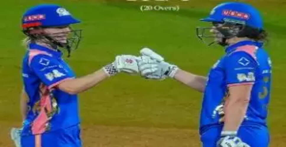 Mumbai Indians' Nat Sciver-Brunt Powers Team to a Strong Total Against UP Warriorz