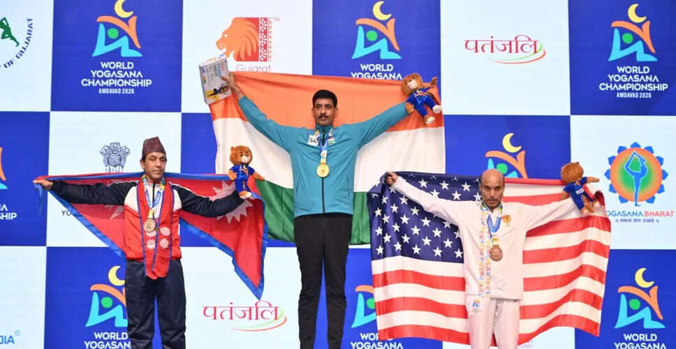 India Triumphs at the First World Yogasana Championships