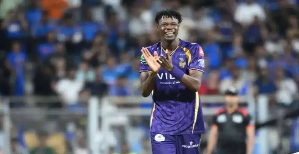 Blessing Muzarabani's Controversial Move to KKR Amid PCB Ban