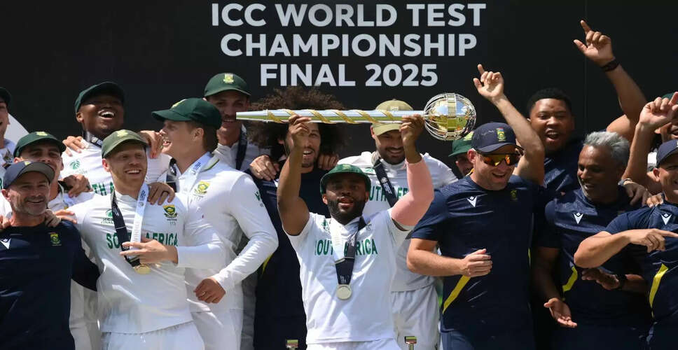 South Africa Secures Historic ICC World Test Championship Title Against Australia