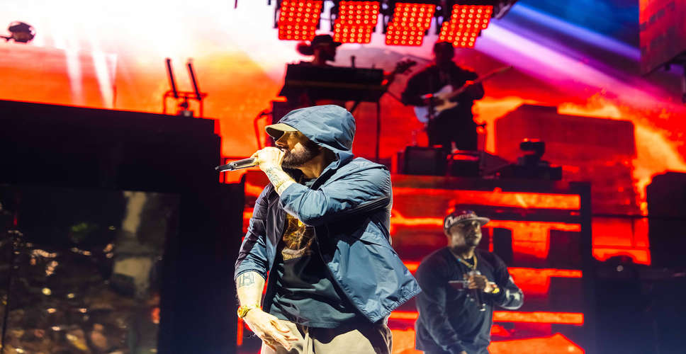 Eminem joins 50 Cent on stage in surprise appearance in Final Lap Tour concert
