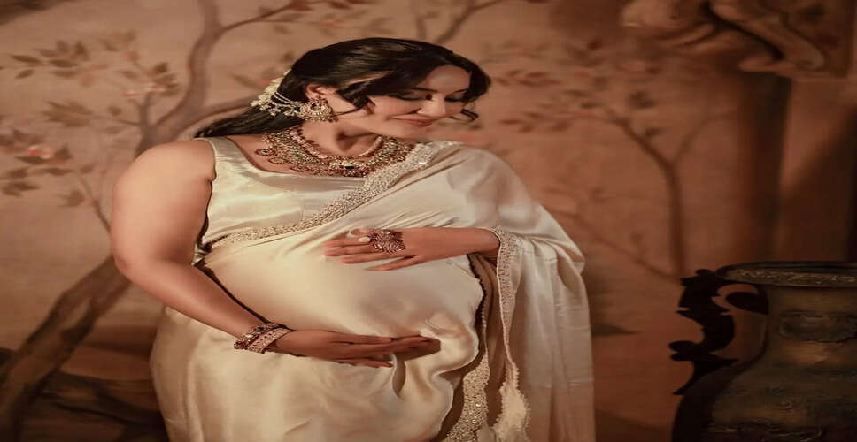 Surbhi Jyoti Celebrates Pregnancy with Stunning Saree Photos