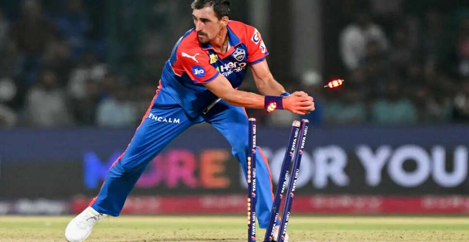 Mitchell Starc Returns to Delhi Capitals for IPL Clash Against Rajasthan Royals