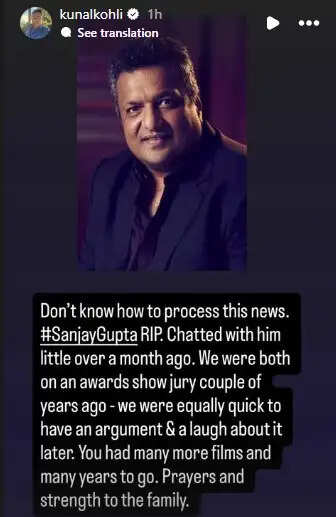 Remembering Sanjay Gupta: A Tribute from Bollywood's Finest
