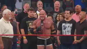 Goldberg's Emotional Farewell at WWE Saturday Nights Main Event 2025