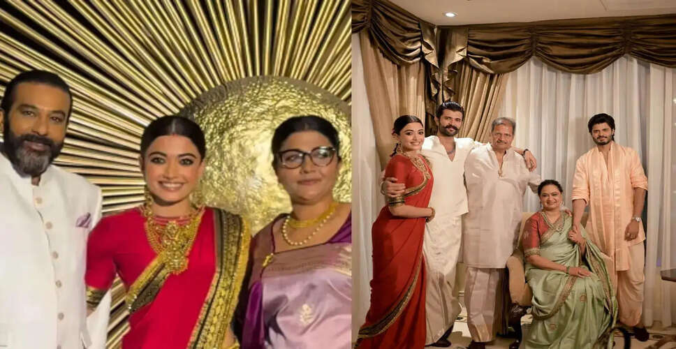 Rashmika Mandanna and Vijay Deverakonda Celebrate Their Wedding Reception in Hyderabad