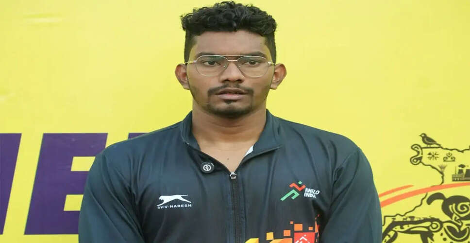 Karnataka Swimmer Manikanta Shines at Khelo India Tribal Games