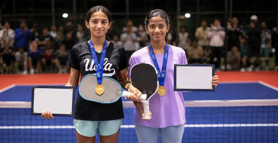 Mahika Rathod and Maanasi Karthik Dominate U14 Girls' Doubles at Junior Championship