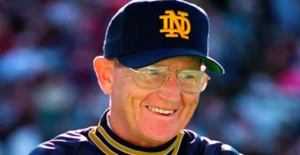 Tributes Pour In for Legendary Coach Lou Holtz Following His Passing at 89