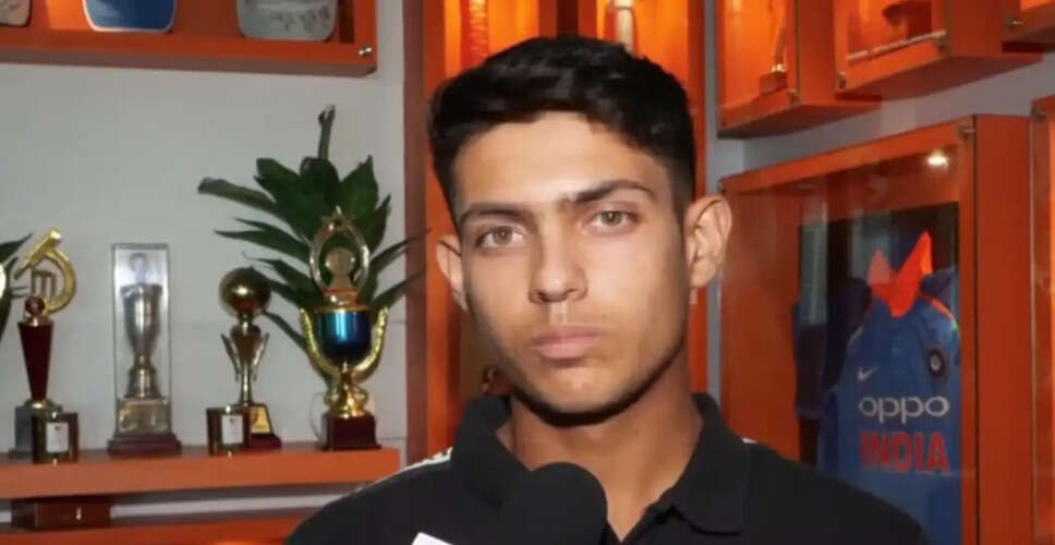 Rising Star Abhiraj Vashisht Shares Ambitions and Inspirations in Cricket