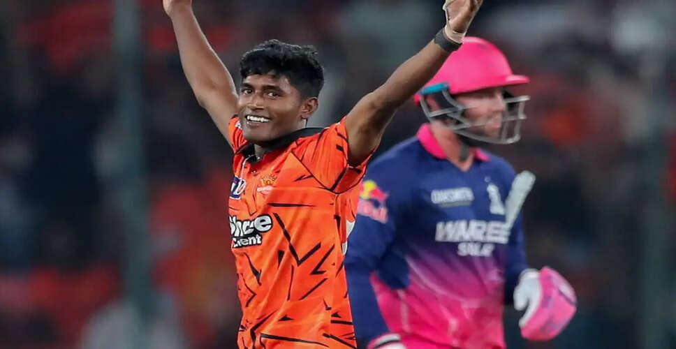 Sakib Hussain Shines in IPL Debut with Four-Wicket Haul Against Rajasthan Royals