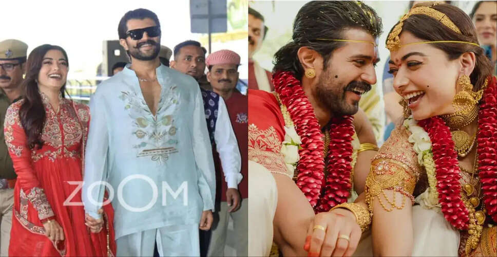 Rashmika Mandanna and Vijay Deverakonda Celebrate Their Wedding with Joyful Moments