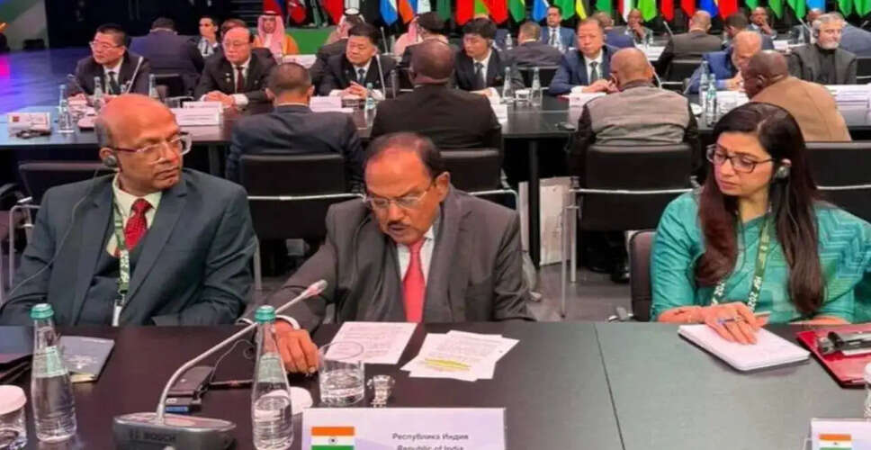 Ensuring Maritime Security: Ajit Doval's Call at International Security Forum