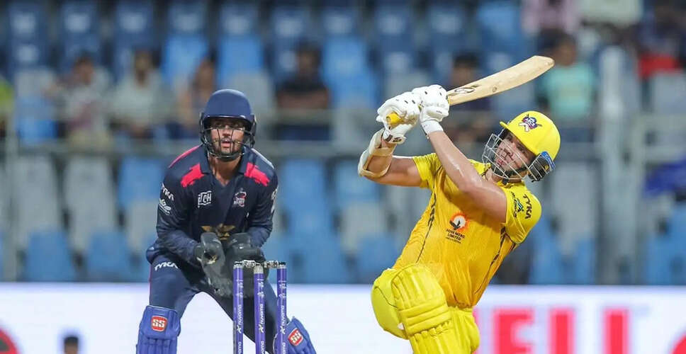 Arjun Tendulkar Shines in Arcs Andheri's T20 Victory Over Bandra Blasters