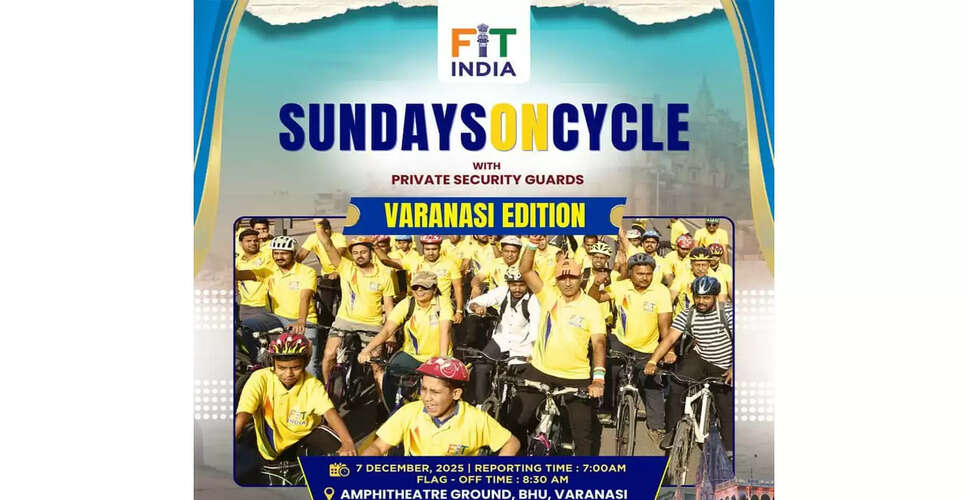 Kashi to Host Special Fit India Sundays on Cycle Event Celebrating Commonwealth Games 2030